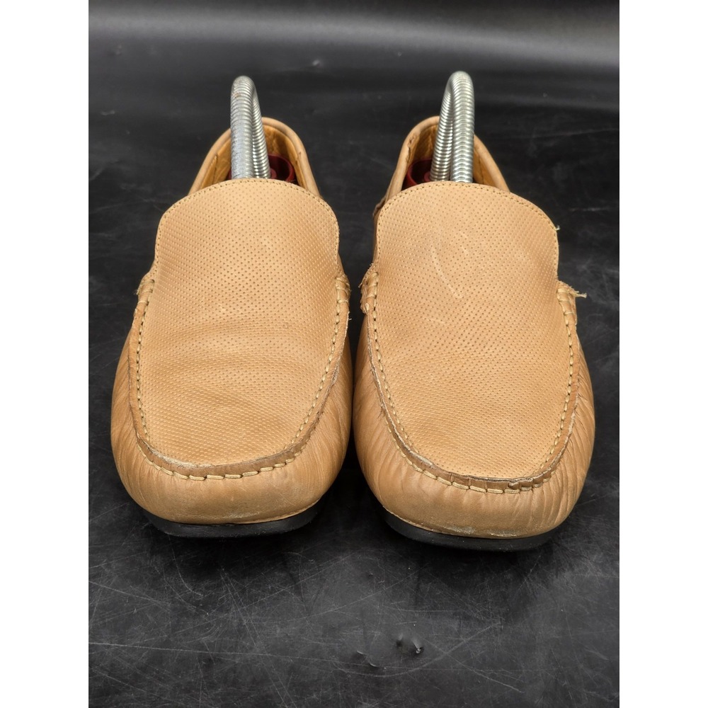Massimo Matteo Firenze Beige Driving Leather Moccasin‎ Loafer Men's Size 7M